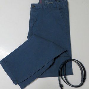 Scotch & Soda Mens 34-32 Chino Pants & Matching Belt Like New